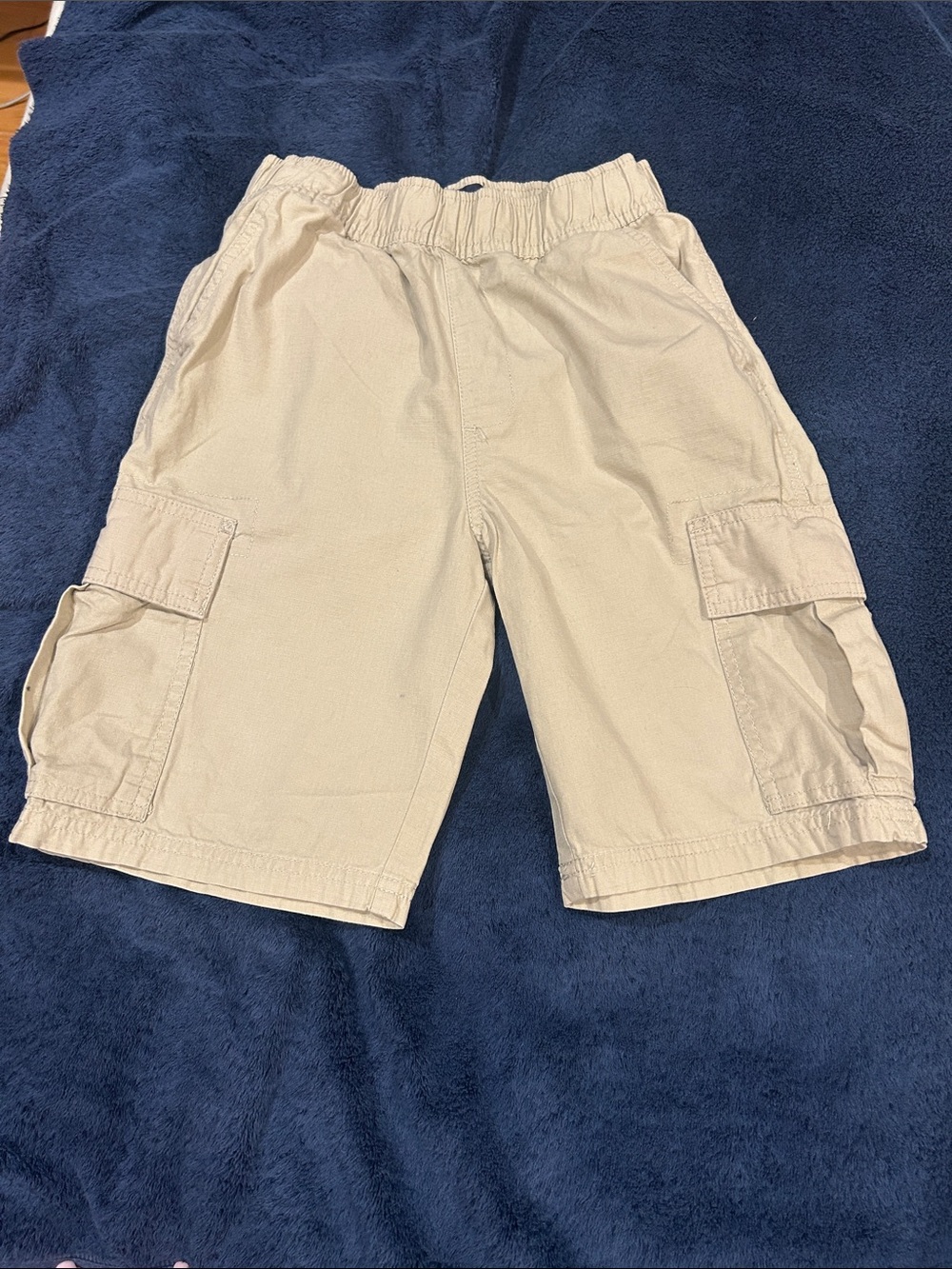 Place Boys Tan Cargo Shorts with Elastic Waist
